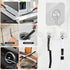 JIURUN Hard Bristle Crevice Cleaning Brush Set, Multifunctional Grout Cleaner for Home, Kitchen, Bathroom, Window