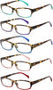 Yogo Vision Reading Glasses 5 Pairs Fashion Ladies Quality Designed Spring Hinge Readers for Women