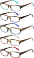 Yogo Vision Reading Glasses 5 Pairs Fashion Ladies Quality Designed Spring Hinge Readers for Women