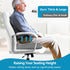 HANQIMER Tailbone Raised U Cutout Donut Pillow for Pain Relief, Hemorrhoid Pillow for Sitting, Memory Foam Lifting