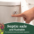 Aria 100% Recycled Toilet Paper, 1 Pack of 6 Rolls, 3 Soft Layers with Recyclable Paper Packaging