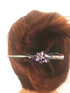 Set of 6 Metal Alligator Sectioning Clips, Non-Slip Hair Grips for Women and Girls