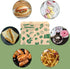 VGOODALL 50PCS Paper Sandwich Bags, Small Snack Bags 8.1x6.6inch Wax Paper Bags for Picnic & Snacks