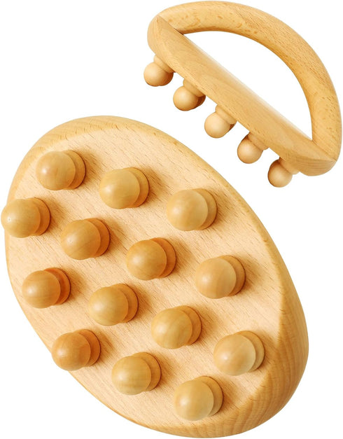 Wood Therapy Massage Tools, Cellulite Massage Tool Wooden Massage Body Brush, Itchy