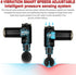 Massage Gun for Deep Tissue Pain Relief, Electric Mini Handheld Body Massager with 4 Heads & 6 Speeds