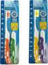 4 Pack Comfort Hold Travel Toothbrush, Folding Medium Bristle Brushes, Compact Size, TSA Approved
