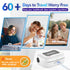 MONESAO Toothbrush Sanitizer Case, Portable Mini Toothbrush Covers with Holder, Rechargeable Travel Home Toothbrush