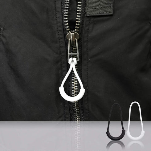 Daily Treasures Button Hook Dressing Aid with 8Pcs Zipper Pulls, Non-Slip Ribbed Handle for Seniors, Arthritis