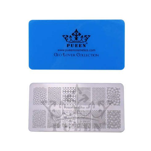 PUEEN Nail Art Stamping LOVE BOX I - 4 Lover Collection Plates - Unique Nailart Polish Accessories Kit