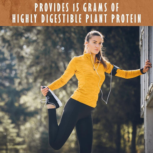 Garden of Life Organic Plant Protein Smooth Chocolate Powder, 10 Servings - Vegan & Gluten Free
