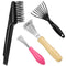 SelfTek 4 Pack Hair Brush Cleaning Tool - Home or Salon Use for Removing Hair and Dust