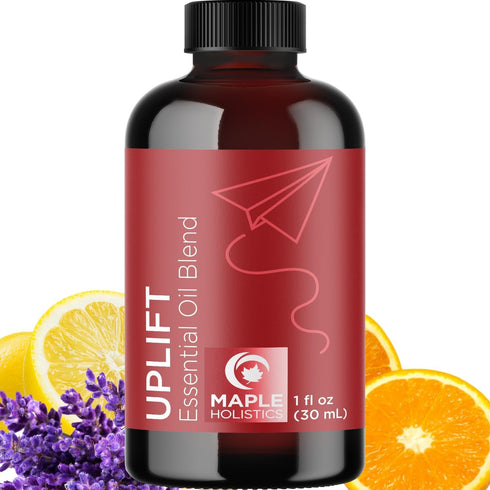 Uplift Aromatherapy Essential Oil Blend - Happy Blend with Calming Citrus Oils for Diffusers