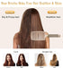 KTKUDY Gold Detangling Brush, Boar Bristles Hairbrush for Wet and Dry Hair, Pain-Free Knot Removal