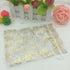 100pcs Sheer Organza Favor Bags, Rattan Print Gift Bags for Wedding Baby Shower, 3x4 inch, White