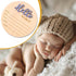 NQEUEPN 5.9 Inch/15cm Newborn Announcement Sign, Wooden Hello World Plaques Baby Welcome Sign Birth Newborn Name