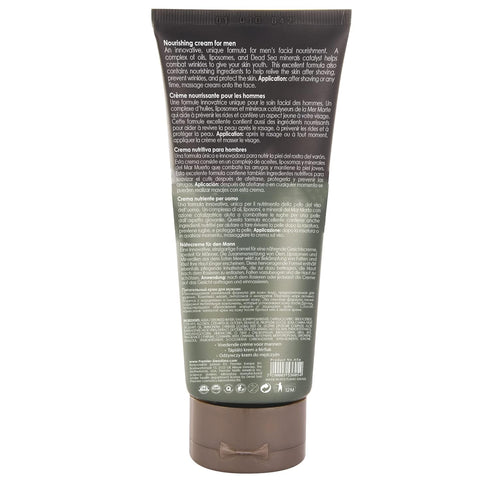 Premier Dead Sea Nourishing Cream for Men - Light Face Moisturizer, Anti-Aging, Daily Use for Younger Looking Skin, 4.2