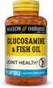MASON NATURAL Glucosamine & Fish Oil (DHA and EPA Omega 3), 90 Softgels for Healthy Joints