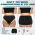 Menpol 2 Adult Plastic Pants Diaper Cover, High Waist Rubber Incontinence Pant Washable, Reusable Plastic Underwear