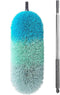 BOOMJOY Microfiber Feather Duster - 100 inches Extension Pole for Cleaning High Ceilings, Fans, Blinds