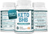 Purely Optimal Keto BHB Capsules – Exogenous Ketone Pills for Ketosis Support, 60 Capsules for Women & Men