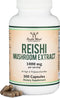 Reishi Mushroom Capsules (4:1 Ganoderma Extract, 1,000mg Red Reishi Powder) 300 Count, Immune Support Supplement