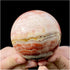 PPOZYLPC 1pcs 210-300g Pork Stone Ball, Quartz Crystal Red Ball
