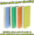 Scrub Daddy Sponge Daddy - 4 Count - Scratch-Free Multipurpose Kitchen & Dish Sponge - BPA Free Polymer Foam
