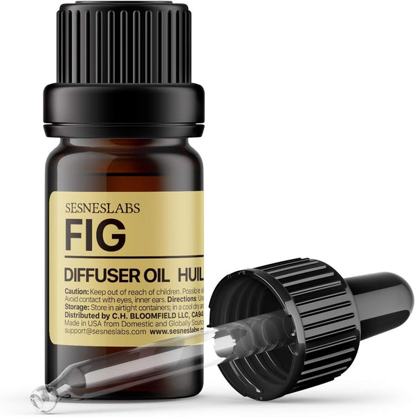 Fig Diffuser Oil - Niche Scent Blend of Fig Leaves, Coco, Cedar, Sandalwood Essential Oils for Ultrasonic Diffuser (.33
