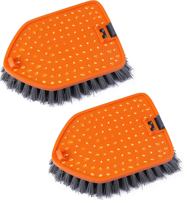 Tile Scrubber Brush Replacement Head, 2 Pieces for ASIN:B09GF2LSZ8