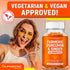 Turmeric Gummies for Adults and Kids - Max Strength Turmeric and Ginger Supplement, Vegan Organic Natural for Overall