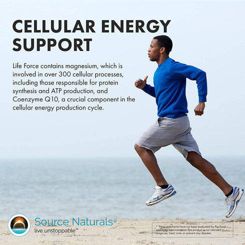Immune 13 180 Source Naturals Men's Life Force Multiple Daily Multivitamin & Health Supplement - Essential Vitamins