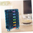 Mikinona Portable Weekly Medicine Organizer Compartments Reusable Pill Case for Travel Household Use with Morning