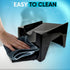 Skywin Laundry Detergent Holder Organizer with Tray | Soap Cup Storage Tray for Laundry Room (Black)