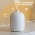 kakoda 250ml Ceramic Essential Oil Diffusers for Home, Decorative Bedroom Aromatherapy Scent Air Diffuser Ultrasonic