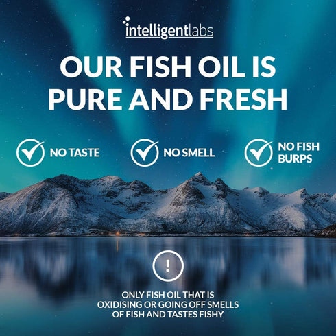 Intelligent Labs Triglyceride Omega 3, 2250mg per 3-Capsule Serving, 120 Softgels