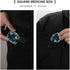 NWTRJ 2 Forest Wolf Pill Box Compartment Pill Case Portable Pocket Pill Organizer Medicine Vitamin Organizer for Men