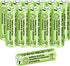 12PCS 1.2V 1800mAh Ni-MH AA Rechargeable Batteries for Wireless Microphones, Electric Toys, Household Appliances