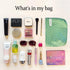 STARDW Aesthetic Cute Makeup Bag, Large Capacity Skincare Bag, Travel Toiletry Bag, Makeup Organizer Zipper Pouch