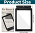 Yuomeaz 3 12 7.6 X Full Page Magnifier for Reading, in Plastic Magnifying Sheet, Lightweight Portable Magnifying Page