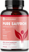 Saffron Supplements - 100% Pure Saffron Extract Capsules for Energy, Mood, Eye & Heart Health Support