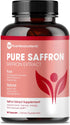 Saffron Supplements - 100% Pure Saffron Extract Capsules for Energy, Mood, Eye & Heart Health Support