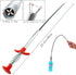Drain Snake, Clog Remover - Gutter Cleaning Tools for Toilet, Shower, Kitchen, Bathroom, Flexible Grabber Claw Pick Up