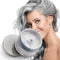 Silver Gray Hair Color Wax, 4.23 oz, Temporary Hairstyle Cream for Party, Cosplay, Daily Use