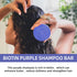Purple Shampoo Bar with Biotin, Neutralize Brassy Tones & Strengthening Formula for Blonde, Sulfate-Free Vegan