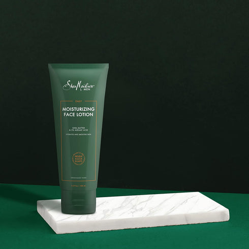 SheaMoisture Men Lotion | Daily Moisturizing Face Lotion | Dermatologist-Tested for Soft, Smooth Skin | 3.5 oz