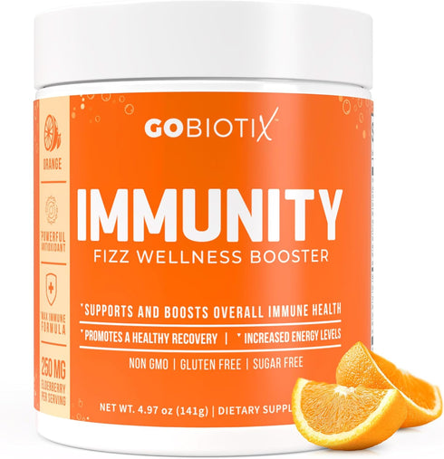 GOBIOTIX Vitamin C - Immune Defense Support Supplement - Immunity Powder Wellness