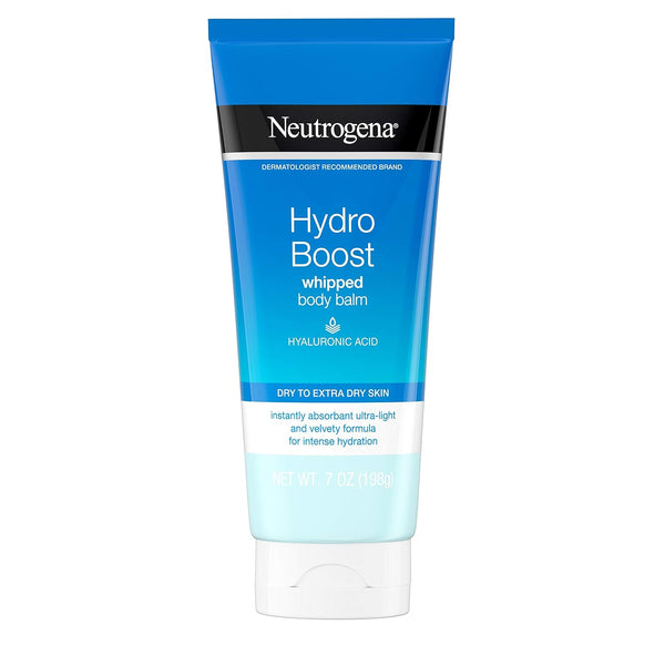 Neutrogena Hydro Boost Whipped Body Balm, Hydrating Hyaluronic Acid, 7.0 Ounce, Lightweight & Non-greasy