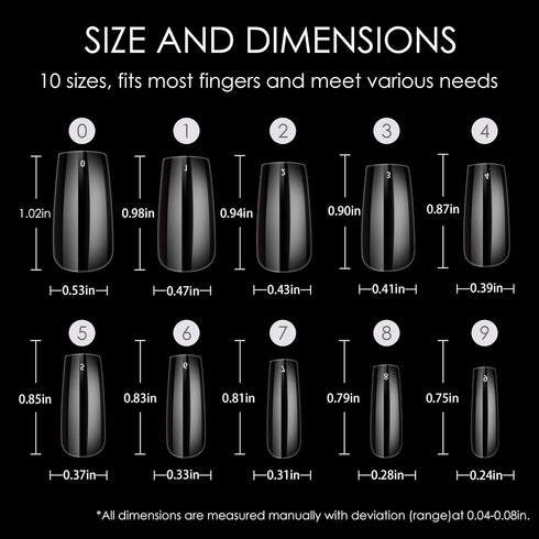 Short Square Nail Tips for Nail Extensions, 360pcs Pre Etched Gel Fake Nails Tips for Women, DIY French Style Salon at
