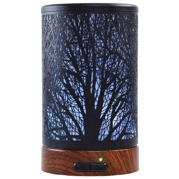 EQUSUPRO Essential Oil Diffuser, 150ml Metal Aromatherapy Oil Diffuser, Ultrasonic Cool Mist, 7 Colors LED.