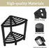 VOTZAAQ Stainless Steel Shower Stool, Double Layer Corner Shower Bench for Inside Shower, Shower Foot Rest for Shaving